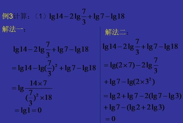 高中理科核心能力（6）对数运算法则