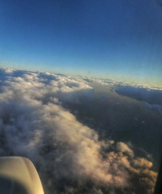 飞机上拍蓝天白云照片图5