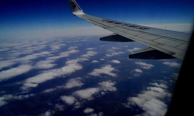 飞机上拍蓝天白云照片图8