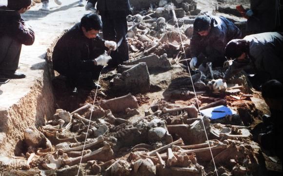 白起坑杀40万赵军之谜揭开，考古人员挖开坑杀遗址，倒吸一口凉气