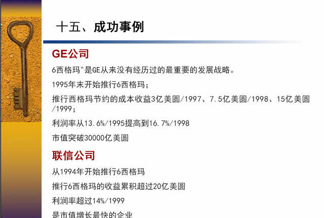 你知道什么是6西格玛吗？6西格玛＝3.4次失误／百万次操作