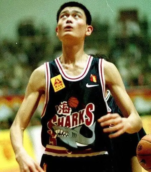 姚明身材在NBA算啥水平？从竹竿变壮汉，大本在他面前像高中生