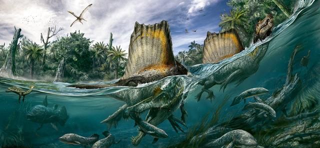 地球上体积最大最凶恶的恐龙其实并不是霸王龙，而是棘龙