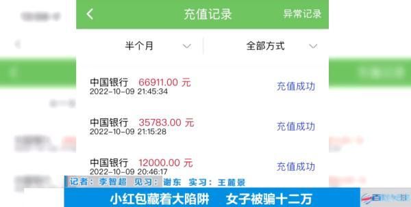 警惕！贵阳一女子收到一个3块钱的红包，事后却损失了12万