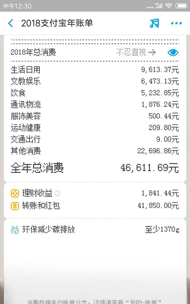 2018年的支付宝账单什么时候出来图1