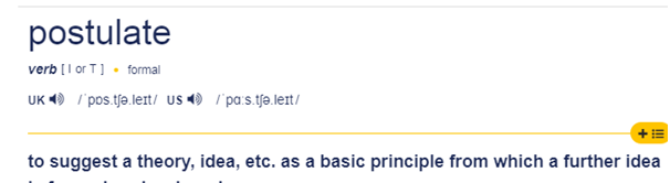 "假定，假設" 英语怎么说？