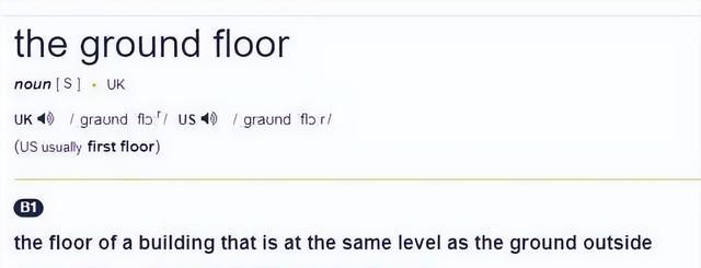 按电梯居然是call the elevator！英国的一楼居然不是first floor？