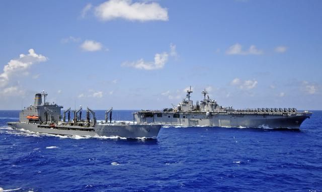 美海军第七舰队实力如何,美海军第七舰队两舰穿越台海图4