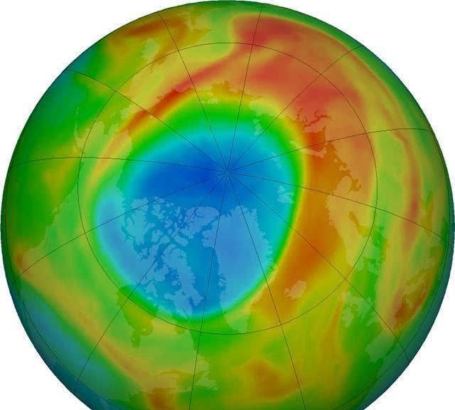 北极出现巨大的臭氧层空洞,这是怎么了图1