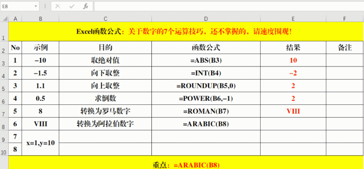 关于数字的8个运算技巧，还不掌握的，请速度围观