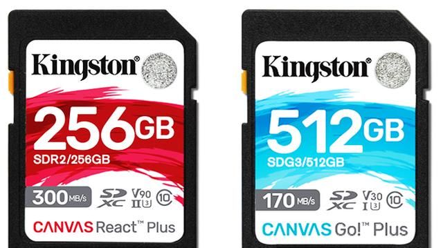 金士顿发布高速SD卡产品 连续读取速度最高可达300MB/s