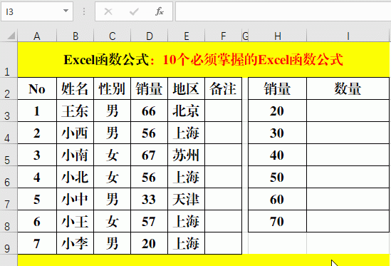 成为高手必须掌握的10个Excel函数公式，绝对的硬核干货哦