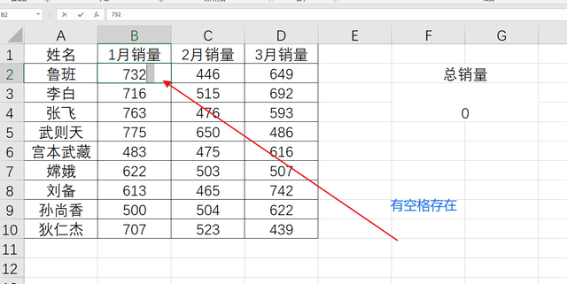 对数值求和结果总是0，怎么办，简单，我来教你5秒搞定