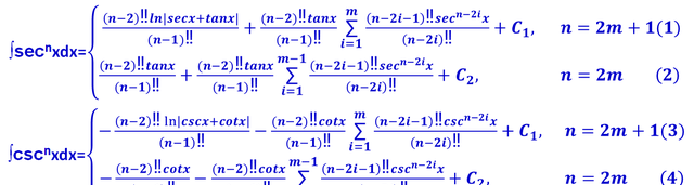不定积分经典练习，(secx)^3的原函数怎么求？