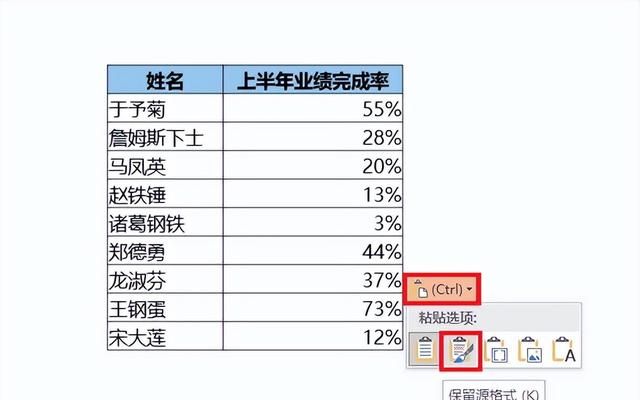 Excel 表格应该如何放入 PPT，才能确保条件格式的效果不会丢失？