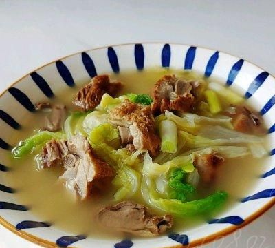 一学就上手的葱椒鸭肉白菜汤，小白也能1秒变大厨