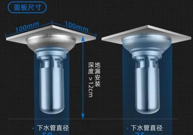 地漏的选型和安装