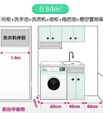 阳台弄整体洗衣柜实用吗图19