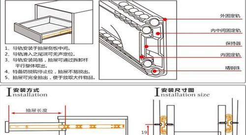 抽屉滑道怎么安装 抽屉滑道安装方法及注意事项