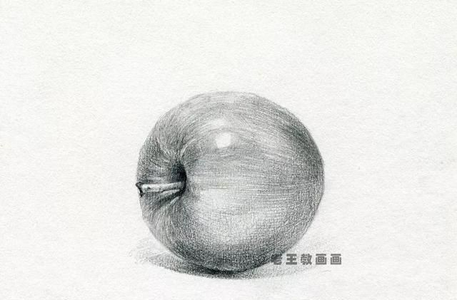零基础也能画好素描，教你画一个苹果