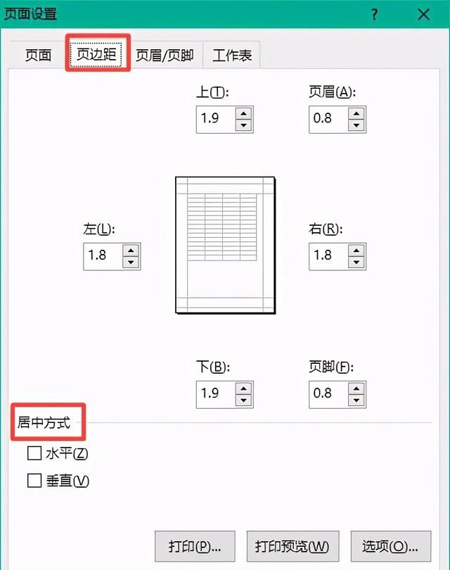 Excel工作表怎么进行居中打印？学会它，打印更加随心所欲