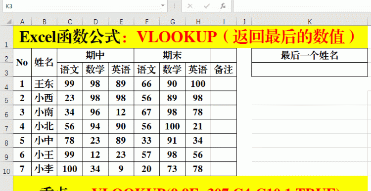 Excel函数公式：含金量极高的3个VLOOKUP函数应用范例，必需掌握