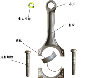 发动机活塞连杆的作用与组成？