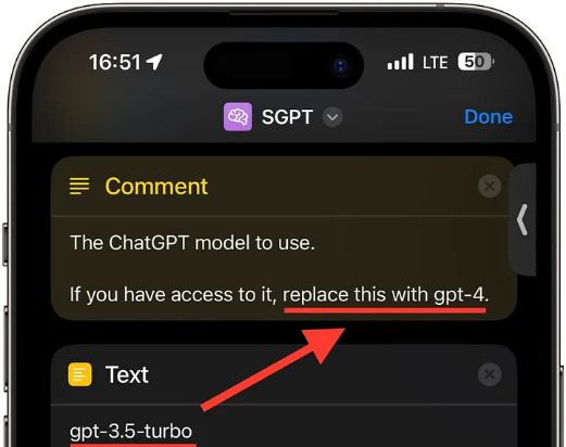 “我在 iPhone 上，创建了个 ChatGPT 快捷方式，这也太万能了……”
