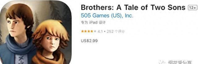 苹果游戏分享【兄弟：双子传说 Brothers: A Tale of Two Sons】