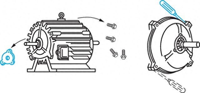 电动机的拆卸和装配方法