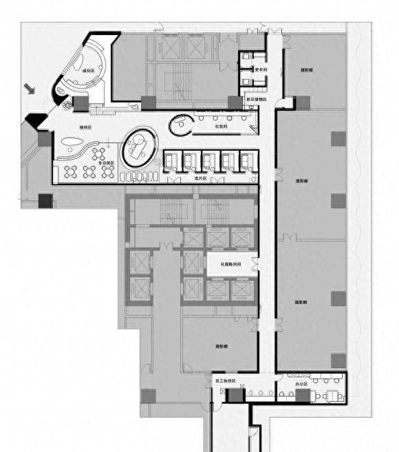 750m²光影流动空间，帆摄影重庆艺术体验馆 | 牛犇BEN