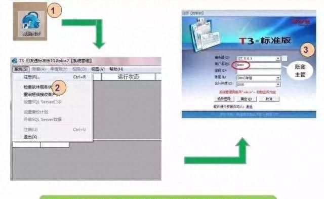 财务们看过来，用友畅捷通T3年结流程