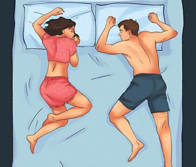 12幅夫妻睡姿漫画，揭示了12种有趣的夫妻关系，你们是哪种？