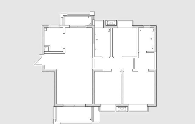 把餐厅分为中餐和西餐区，增加了功能性，126平米美式田园风