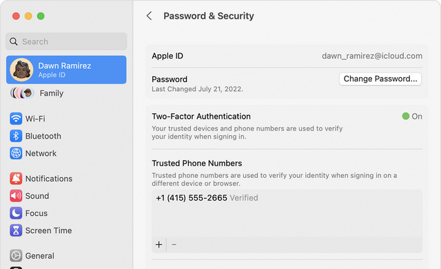 如何更改你的Apple ID密码