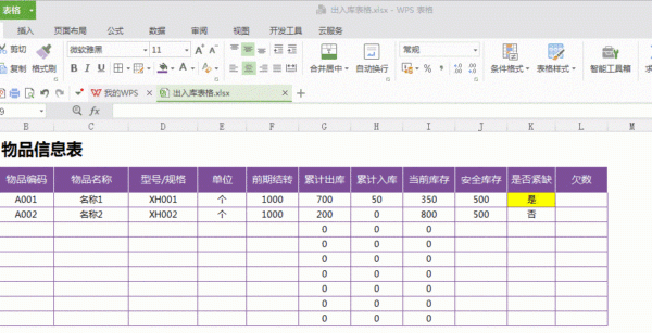 不加班只加薪！从0到1教你制作出入库进销存表格