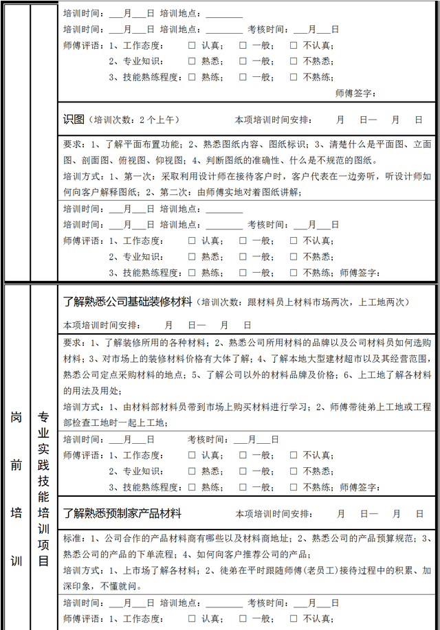 家装公司【客户部】内训系统