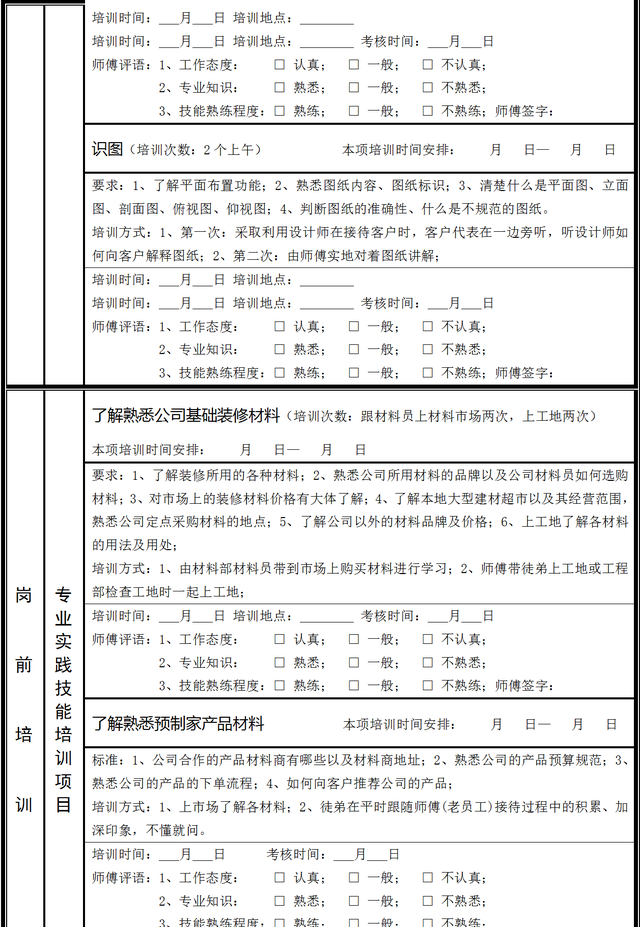 家装公司【客户部】内训系统