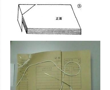 会计凭证装订方法图解图3