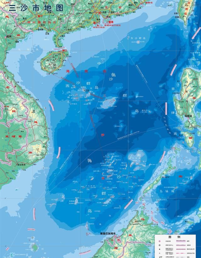 海南省各市、县地图